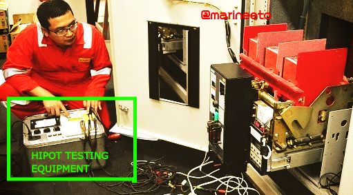 leakage current test or vacuum testing using HIPOT in VCB